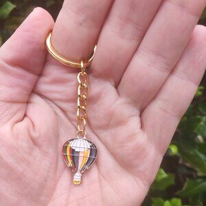 Hot Air Balloon Keychain
